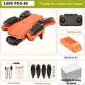 Drone L900 Pro GPS HD Wi-Fi Profissional - Cor Laranja e Preto