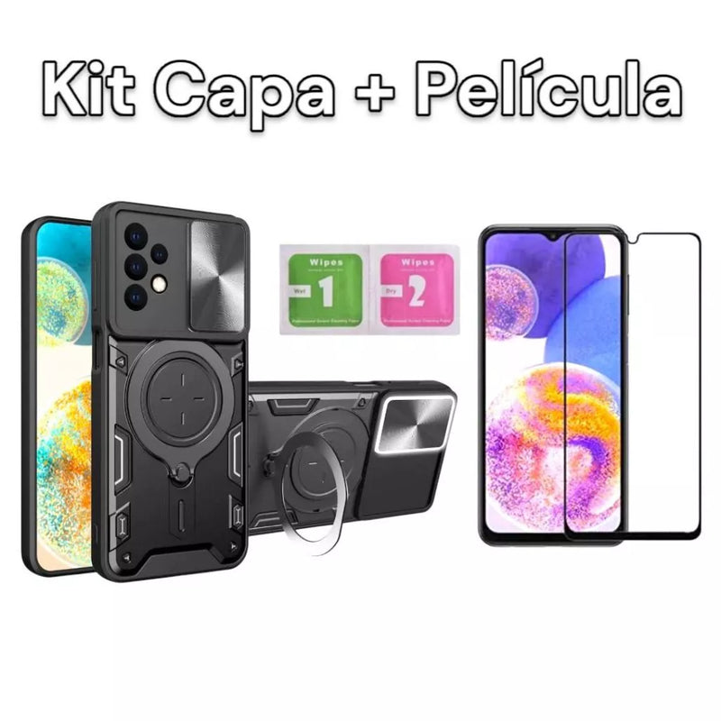 Kit Capa + Película de Vidro 3D