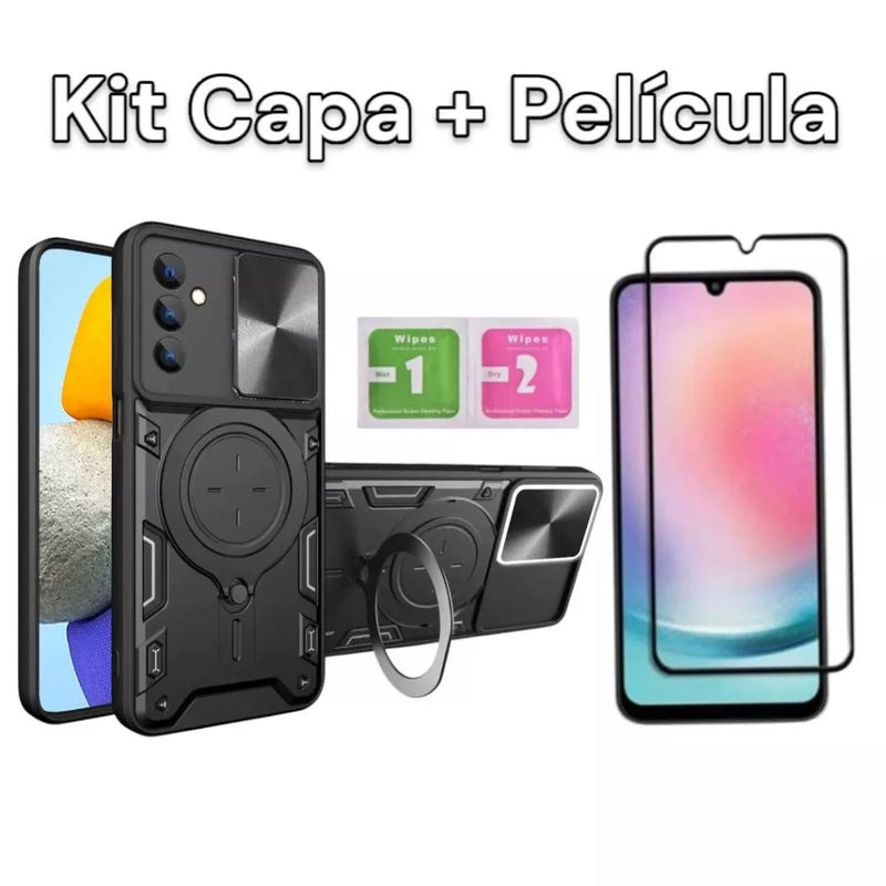 Kit Capa + Película de Vidro 3D