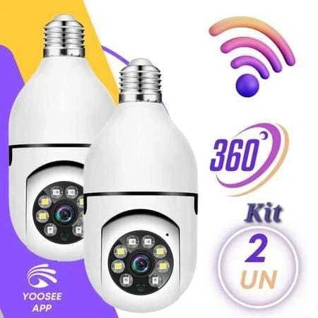 Câmera de Segurança Wi-Fi IP 360° Full HD