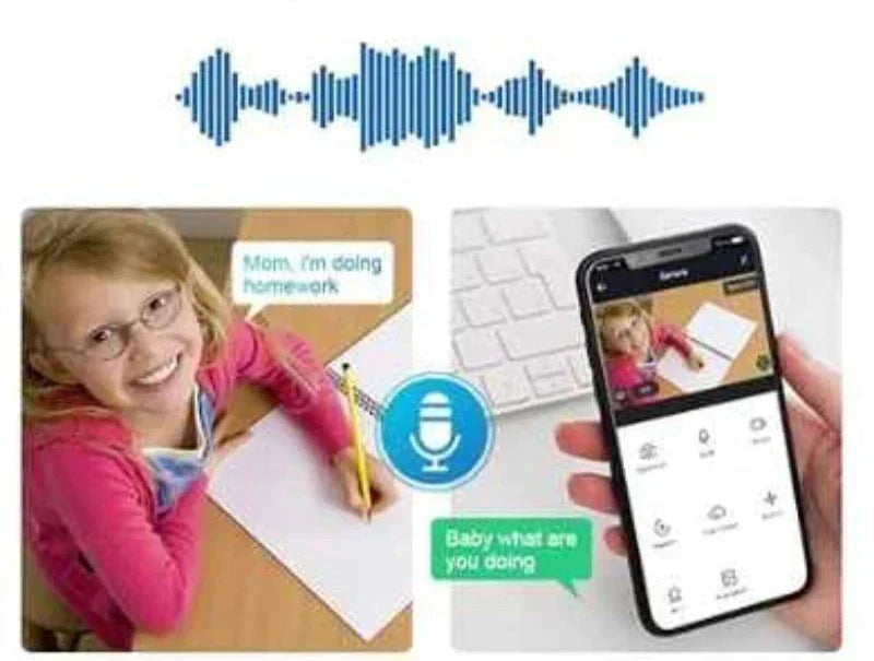 Câmera de Segurança Wi-Fi IP 360° Full HD