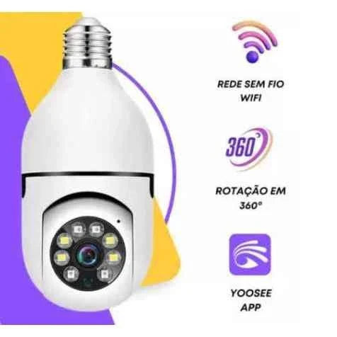 Câmera de Segurança Wi-Fi IP 360° Full HD