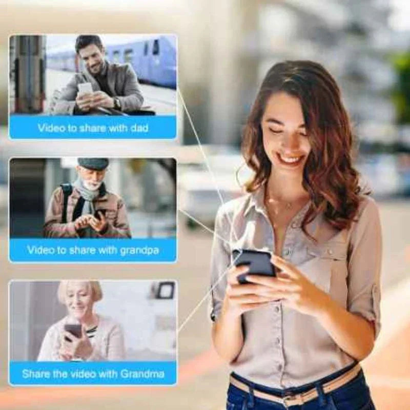 Câmera de Segurança Wi-Fi IP 360° Full HD